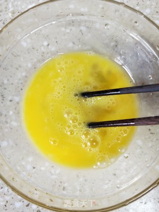 九层塔煎蛋的做法步骤：6