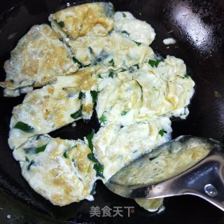 九层塔煎蛋的做法步骤：11