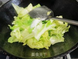 西红柿炒圆白菜的做法步骤：5