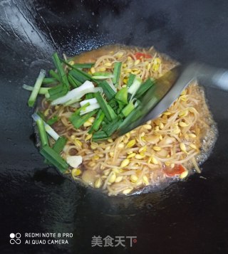 素炒黄豆芽的做法步骤：6