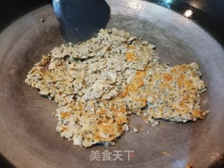 蚬肉煎蛋的做法步骤：9