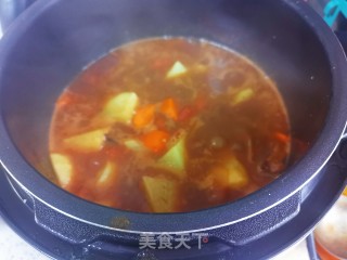土豆炖牛肉的做法步骤：17