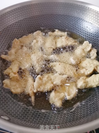 锅包肉的做法步骤：8