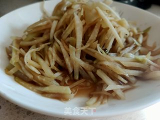 醋溜苤蓝的做法步骤：8