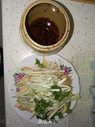 凉拌豆杆的做法步骤：7