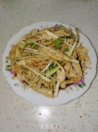 凉拌豆杆的做法步骤：9
