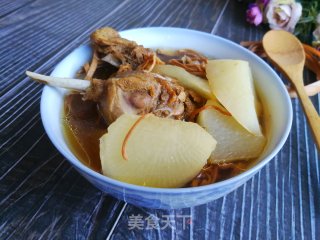 虫草花萝卜老鸭汤的做法步骤：6