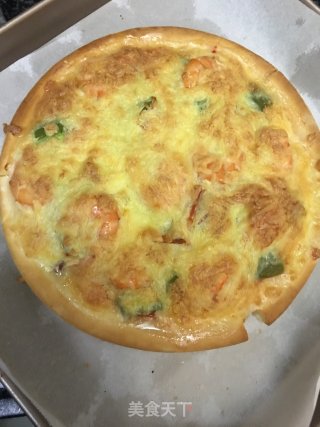 鲜虾披萨饼的做法步骤：10