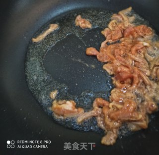 香芹肉丝的做法步骤：4