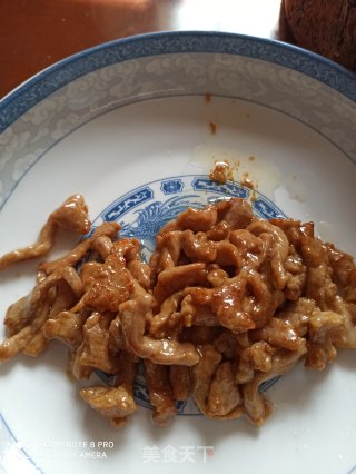 香芹肉丝的做法步骤：5