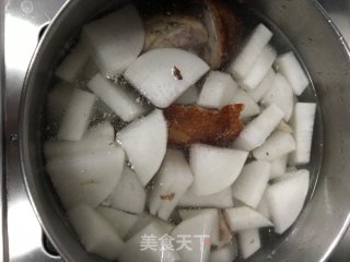 烤鸭萝卜汤的做法步骤：5