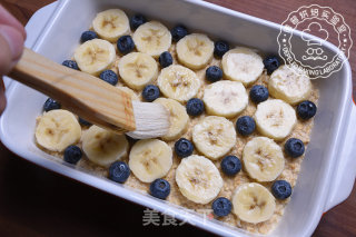 蓝莓香蕉烤燕麦的做法步骤：7