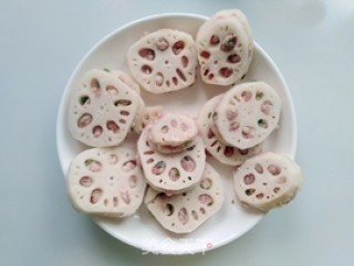 鲜肉藕夹的做法步骤：6