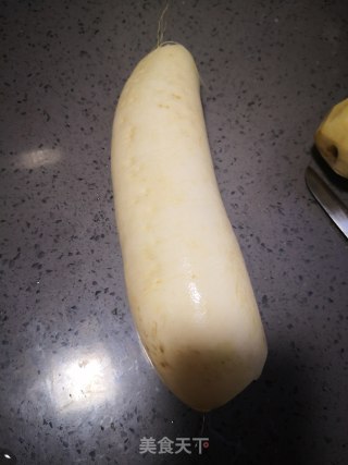 ＃萝卜丝贡丸汤＃的做法步骤：1