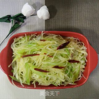 西芹土豆丝的做法步骤：8