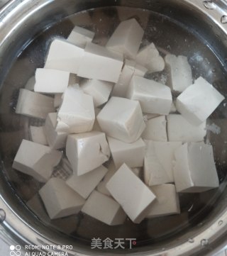 平菇烧豆腐的做法步骤：2