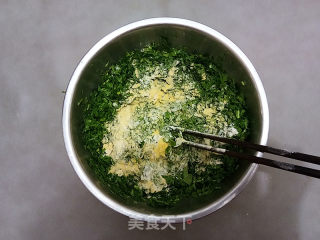 茼蒿丸子的做法步骤：4
