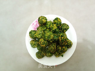 茼蒿丸子的做法步骤：7
