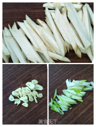 胡萝卜炒菠菜的做法步骤：5