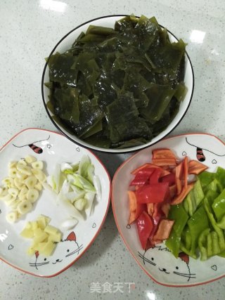 尖椒炒海带的做法步骤：5