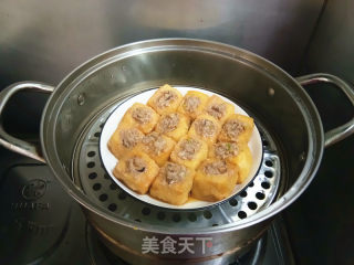 蒸酿豆腐泡的做法步骤：8