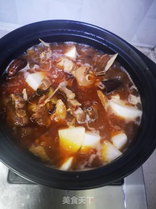 羊肉萝卜煲的做法步骤：11