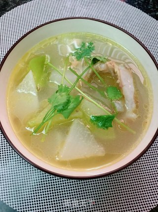 青白萝卜煲牛骨汤的做法步骤：9
