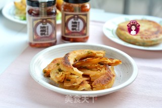 油腐乳酥香手抓饼的做法步骤：10