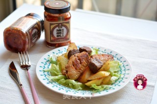 烤鸡翅牛肉土豆块的做法步骤：9