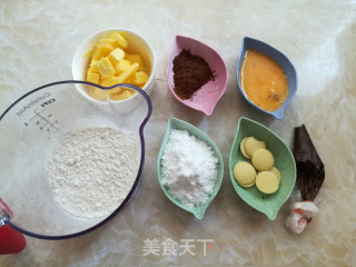 万圣节卡通蜘蛛饼干的做法步骤：1
