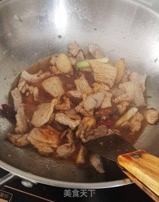 东北家常菜白菜猪肉炖粉条的做法步骤：6