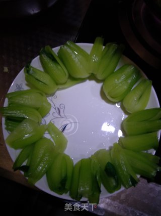 香菇烧青菜的做法步骤：6