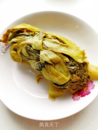 肉末芥菜腌菜的做法步骤：1