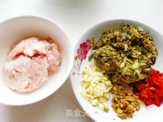 肉末芥菜腌菜的做法步骤：2