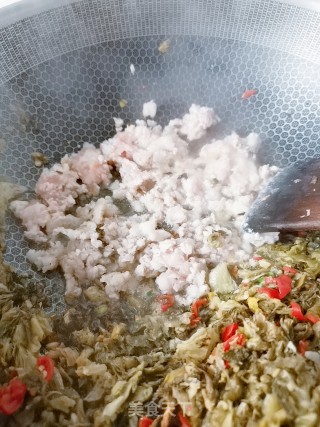 肉末芥菜腌菜的做法步骤：6