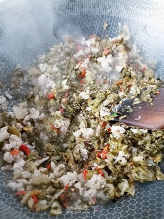 肉末芥菜腌菜的做法步骤：7