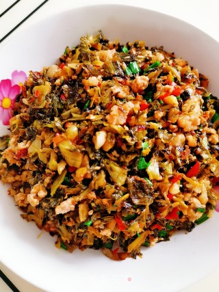 肉末芥菜腌菜的做法步骤：10