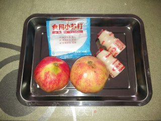 金秋石榴双色饮的做法步骤：1