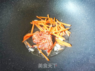 青菜炒粉丝的做法步骤：4