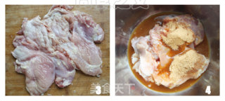 蜜汁酱烤鸡腿肉的做法步骤：2