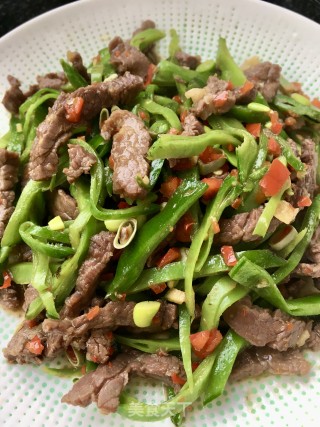 扁豆炒牛肉的做法步骤：20