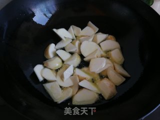 毛芋青菜炒饭的做法步骤：4