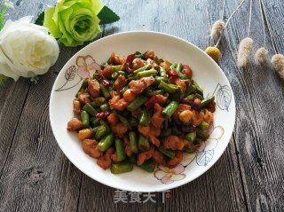 孜然豆角鸡脆骨的做法步骤：13