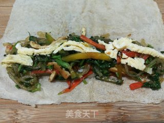 蔬菜卷饼的做法步骤：9