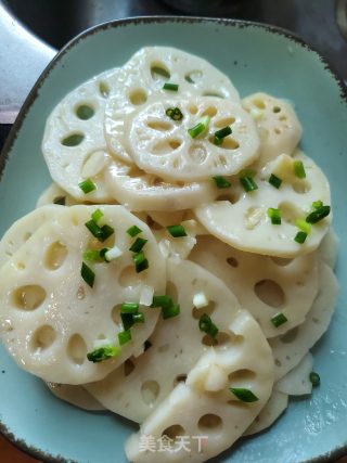 素炒莲藕的做法步骤：7