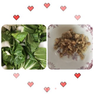 油渣炒青菜的做法步骤：1