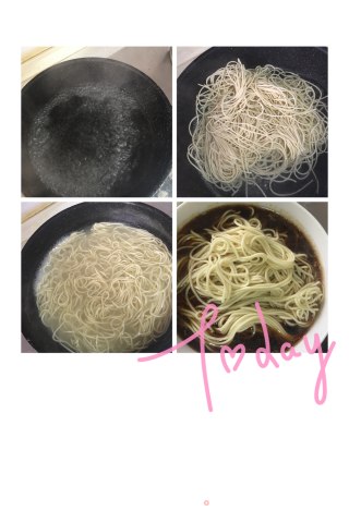 菠菜西红柿鸡蛋牛肉面的做法步骤：4