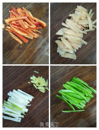 鸡肉炒莲藕的做法步骤：4