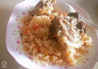 新疆抓饭（电饭煲版）的做法步骤：7