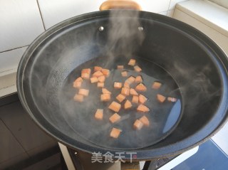 素炒三丁的做法步骤：3